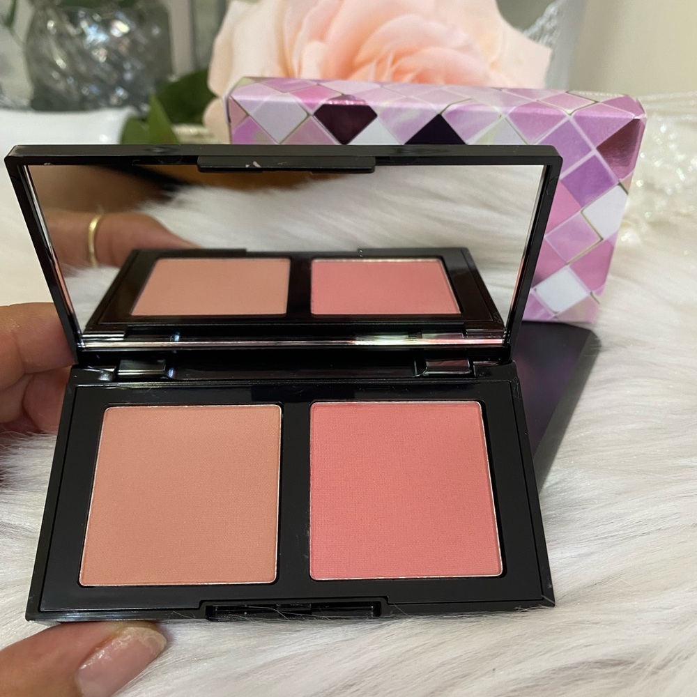 LAURA GELLER HI DEF DUO BLUSH PALETTE BLOOMING ROSE - Picture 1 of 8
